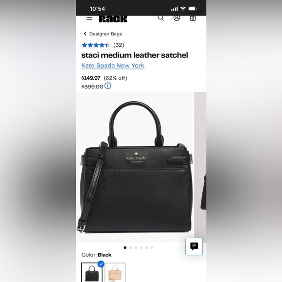 Kate Spade Black Leather Purse - Picture 7 of 7